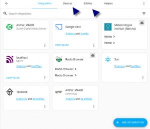 Home Assistant-Entities,Devices ,Platforms and Integrations