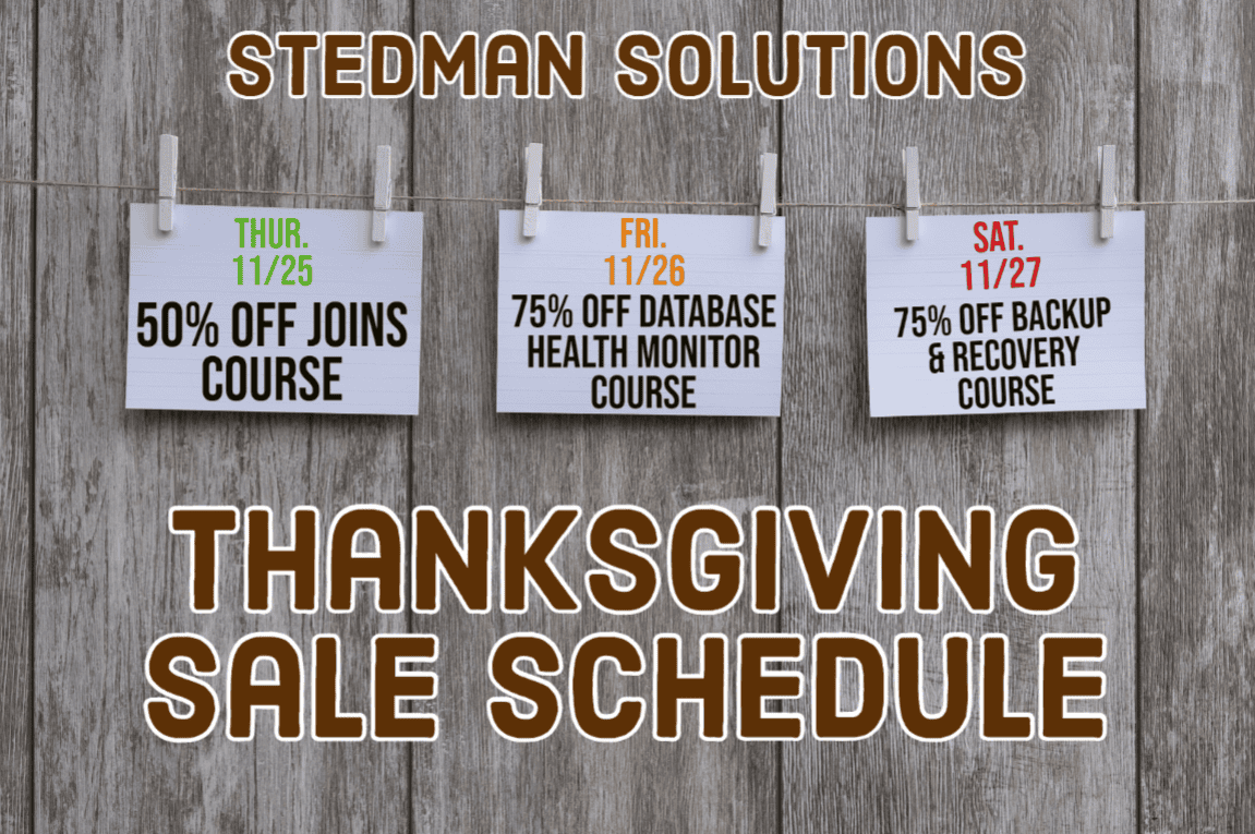 Database health monitor class Archives Steve Stedman