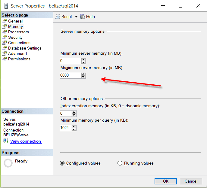 Max Server Memory SQL Server Steve Stedman