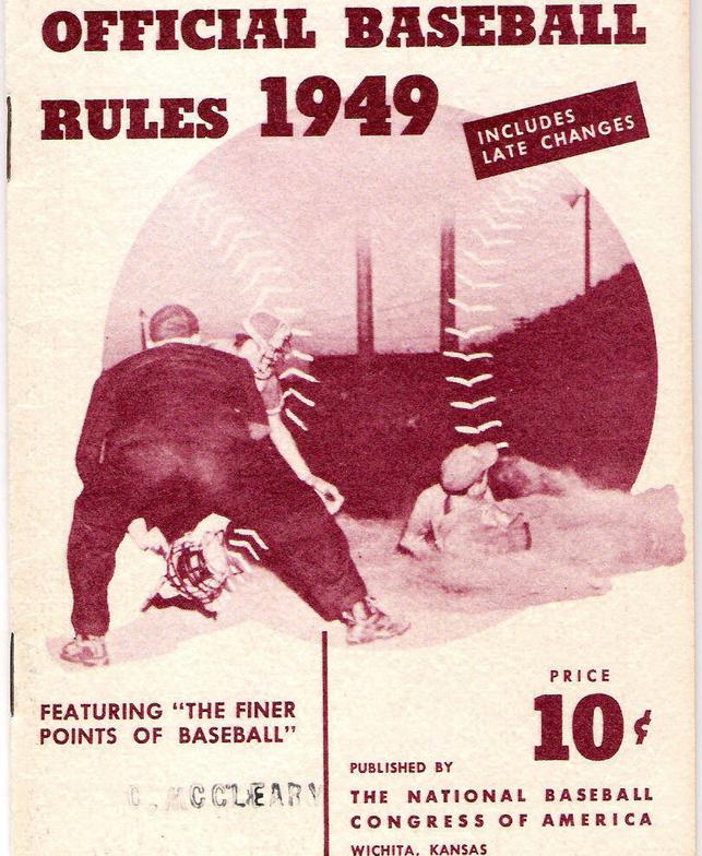 Baseball Rule Books