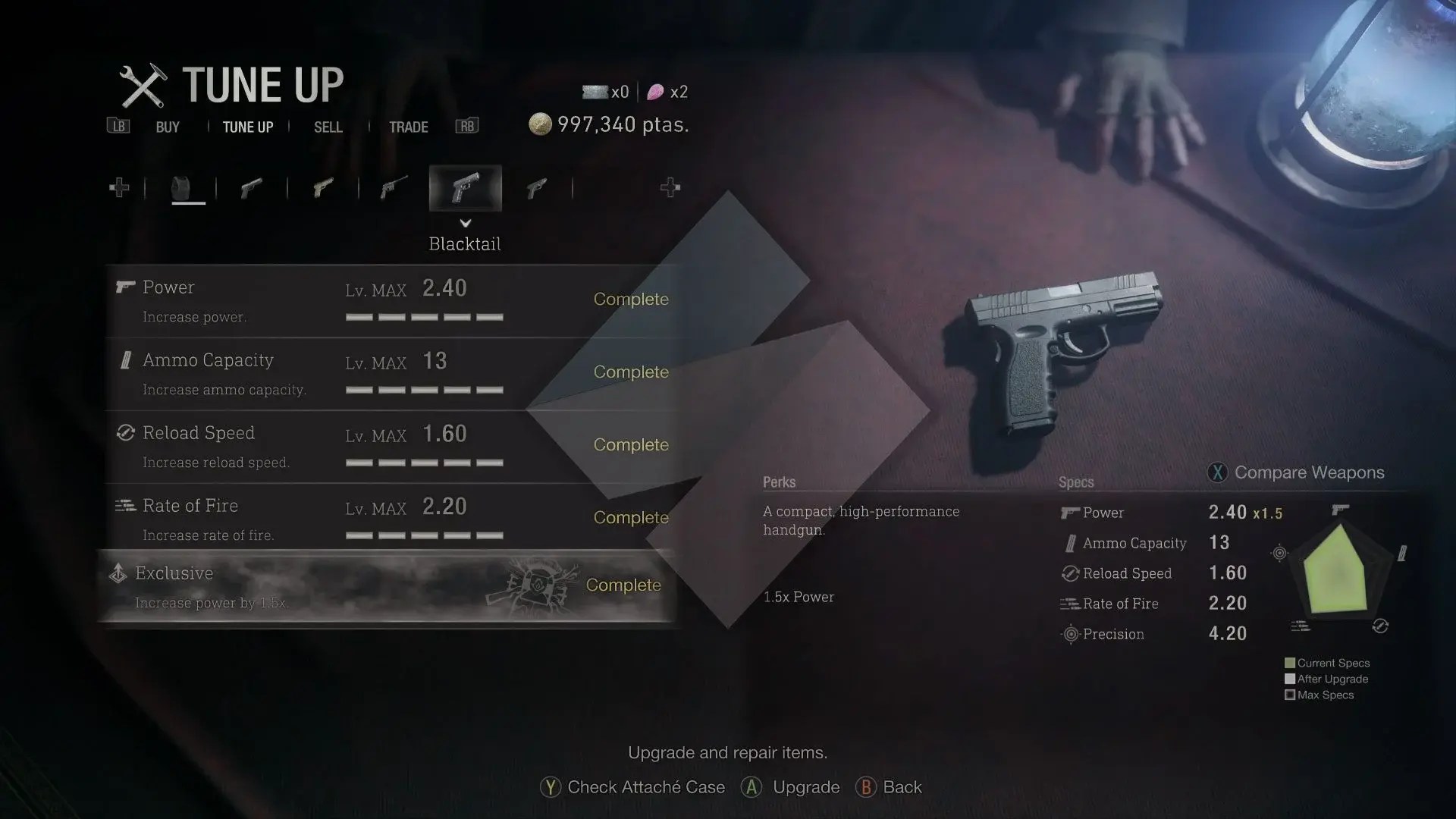 Resident Evil 4 Weapons Guide All weapon and upgrade costs Stevivor