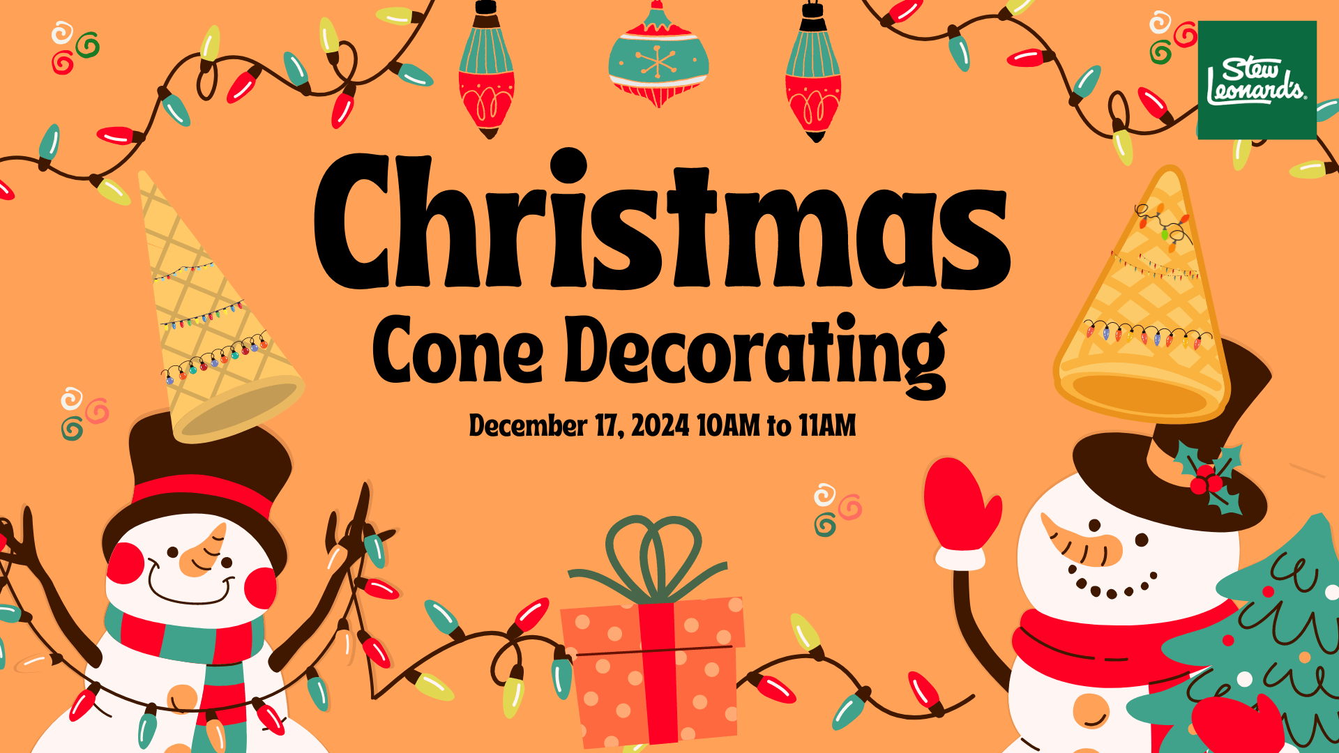 Christmas Tree Sugar Cone Decorating Stew Leonards