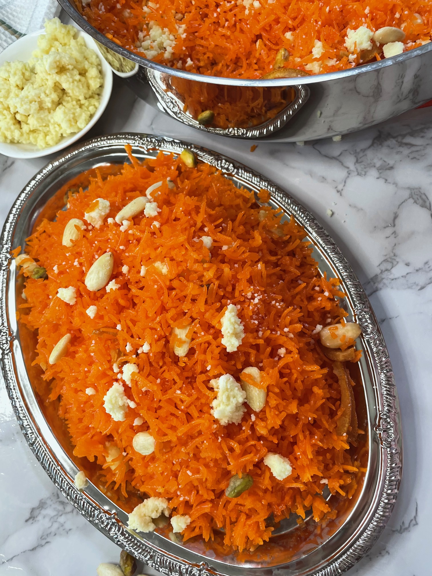 Zarda or Yellow Sweet Rice Stew with Saba
