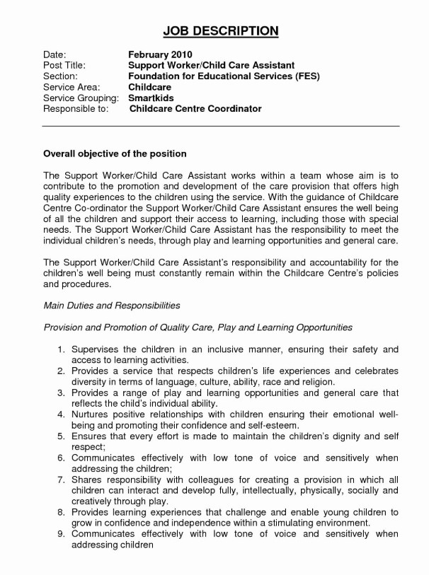 Child Care Provider Resume Professional Resume Writing