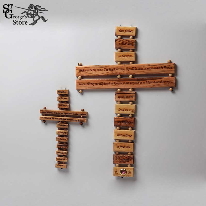 ‘THE LORD’S PRAYER’ Wall Cross St. Store Jerusalem