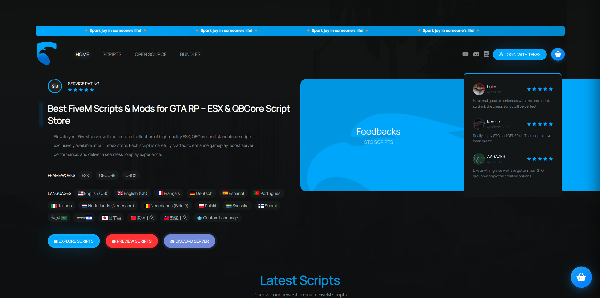 FiveM Scripts | Premium ESX, QBCore & QBOX Resources | STG Scripts