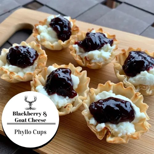 Blackberry & Goat Cheese Phyllo Cups StHealthy Hunter