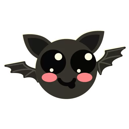 Bat Emoji by Sticker Maker for WhatsApp
