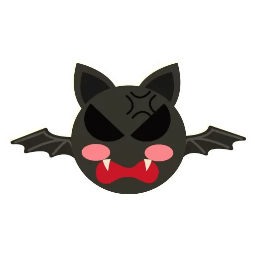 Bat Emoji by Sticker Maker for WhatsApp