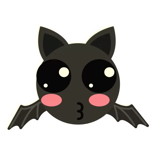 Bat Emoji by Sticker Maker for WhatsApp
