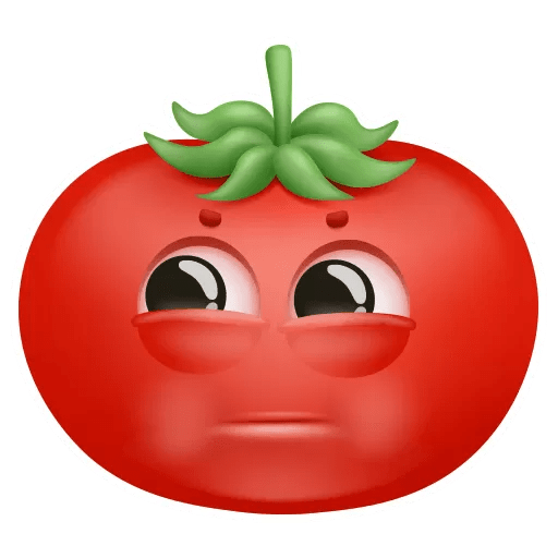 Tomato Emoji by Sticker Maker for WhatsApp