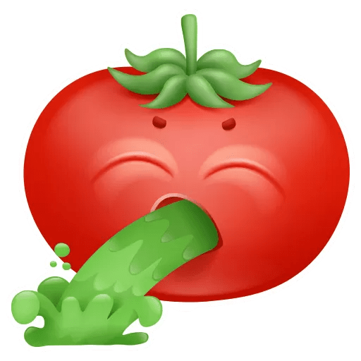 Tomato Emoji by Sticker Maker for WhatsApp
