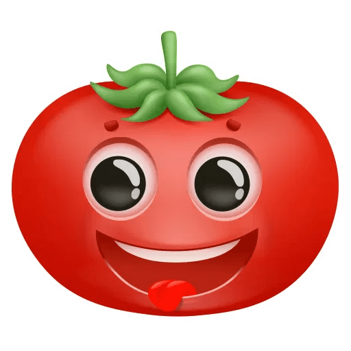 Tomato Emoji by Sticker Maker for WhatsApp