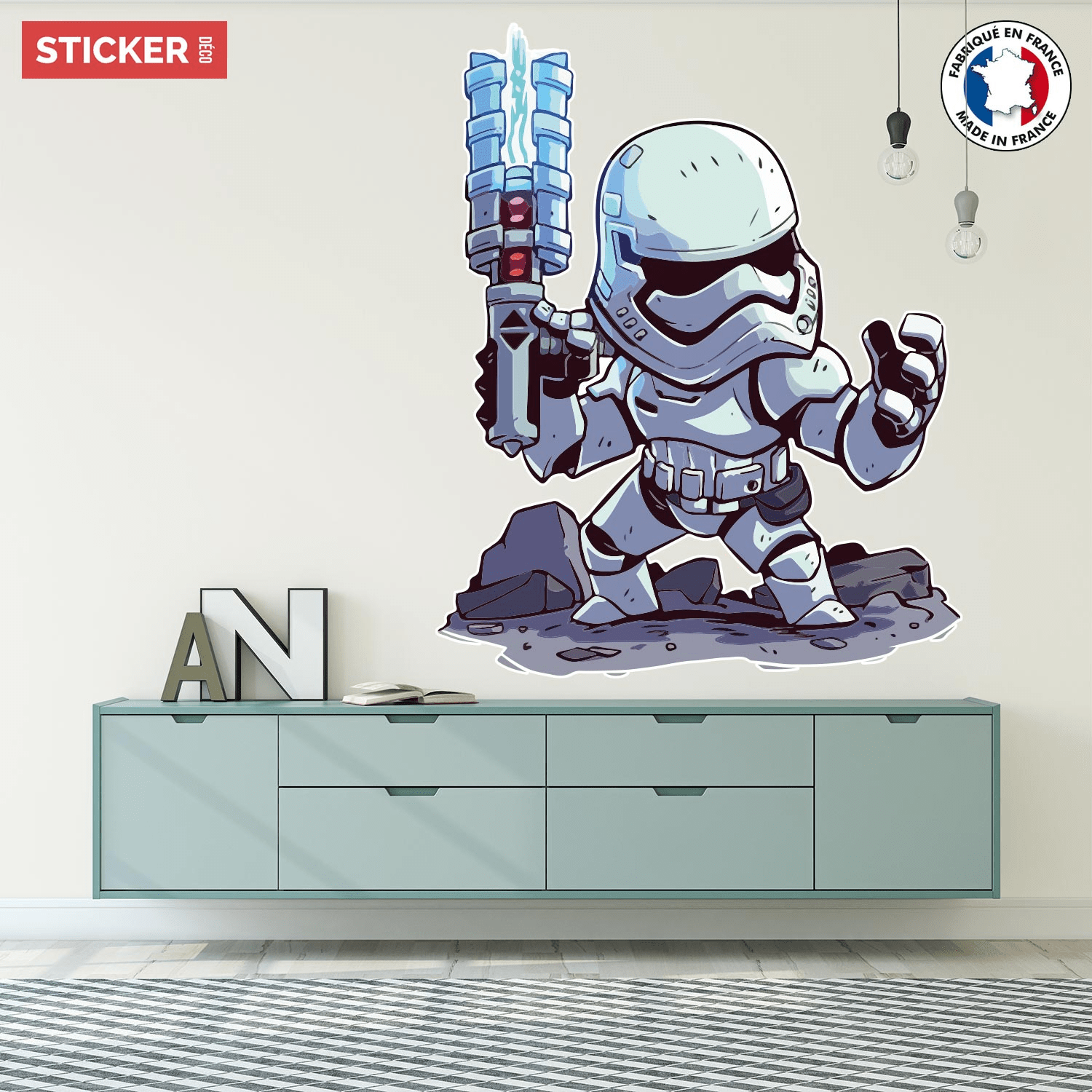 Sticker Stormtrooper Stickers Star Wars Autocollants Stickerdeco.fr