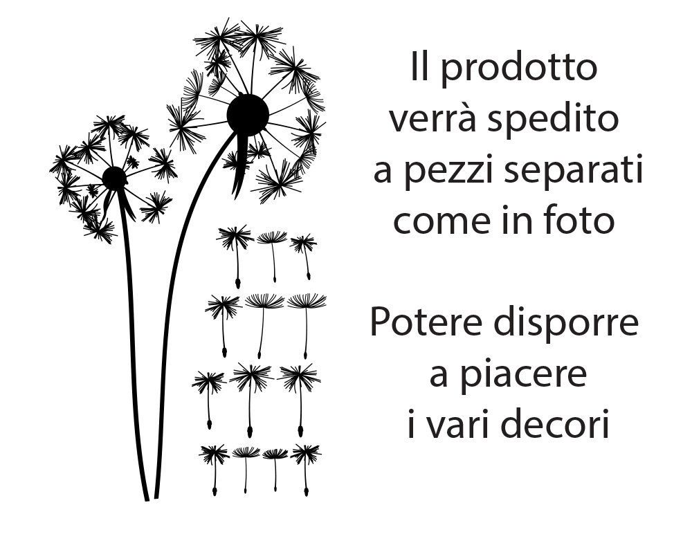 Sticker Design vi presenta Adesivi murali Soffione wall