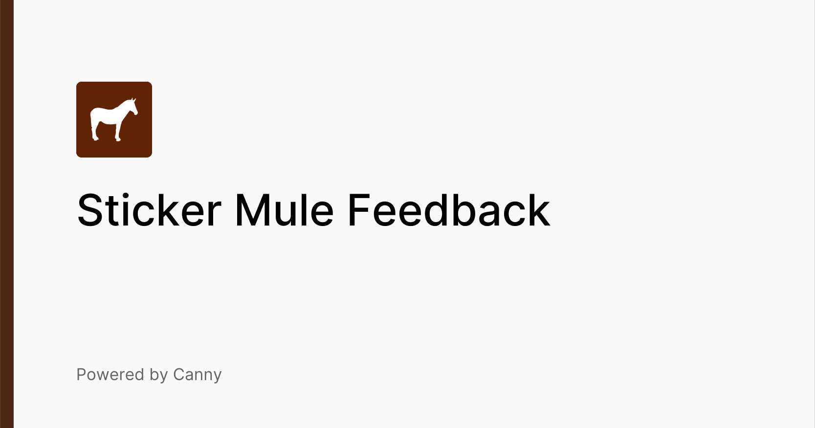 Custom Toy Packaging Voters Sticker Mule