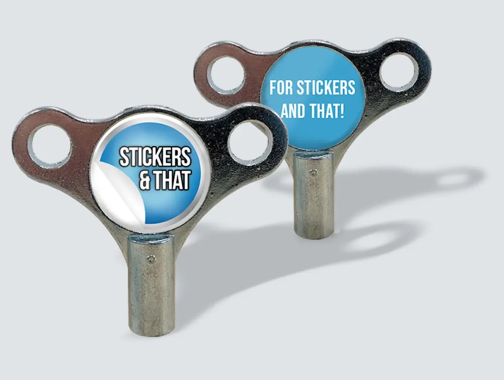 Order Branded Radiator Keys No Minimum Designed For You