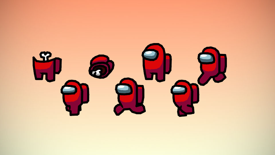 Among Us Walk Frames