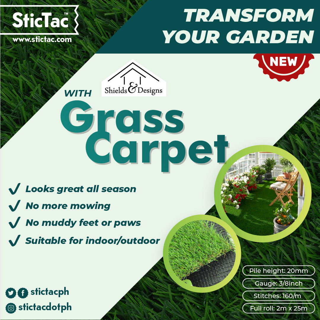 Grass Carpet SticTac Digital Printing Media Products Philippines
