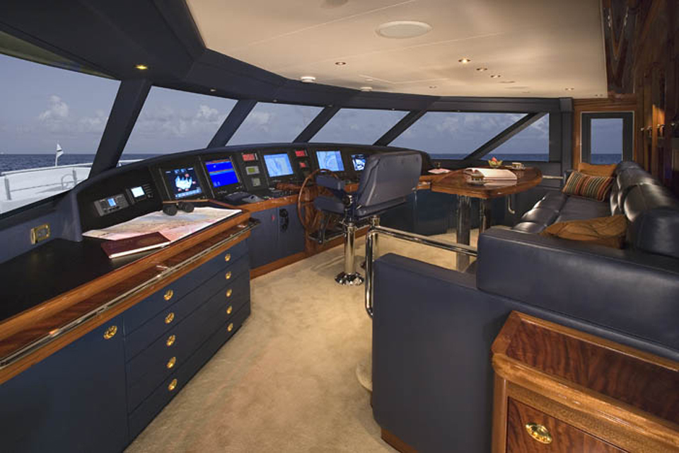 1200 Double Helm Chair Aboard "Evviva" Luxury Yacht Seat