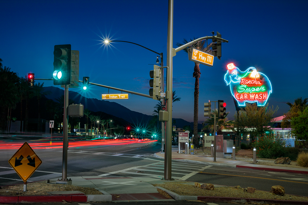The Pink Elephant of Rancho Mirage, California.