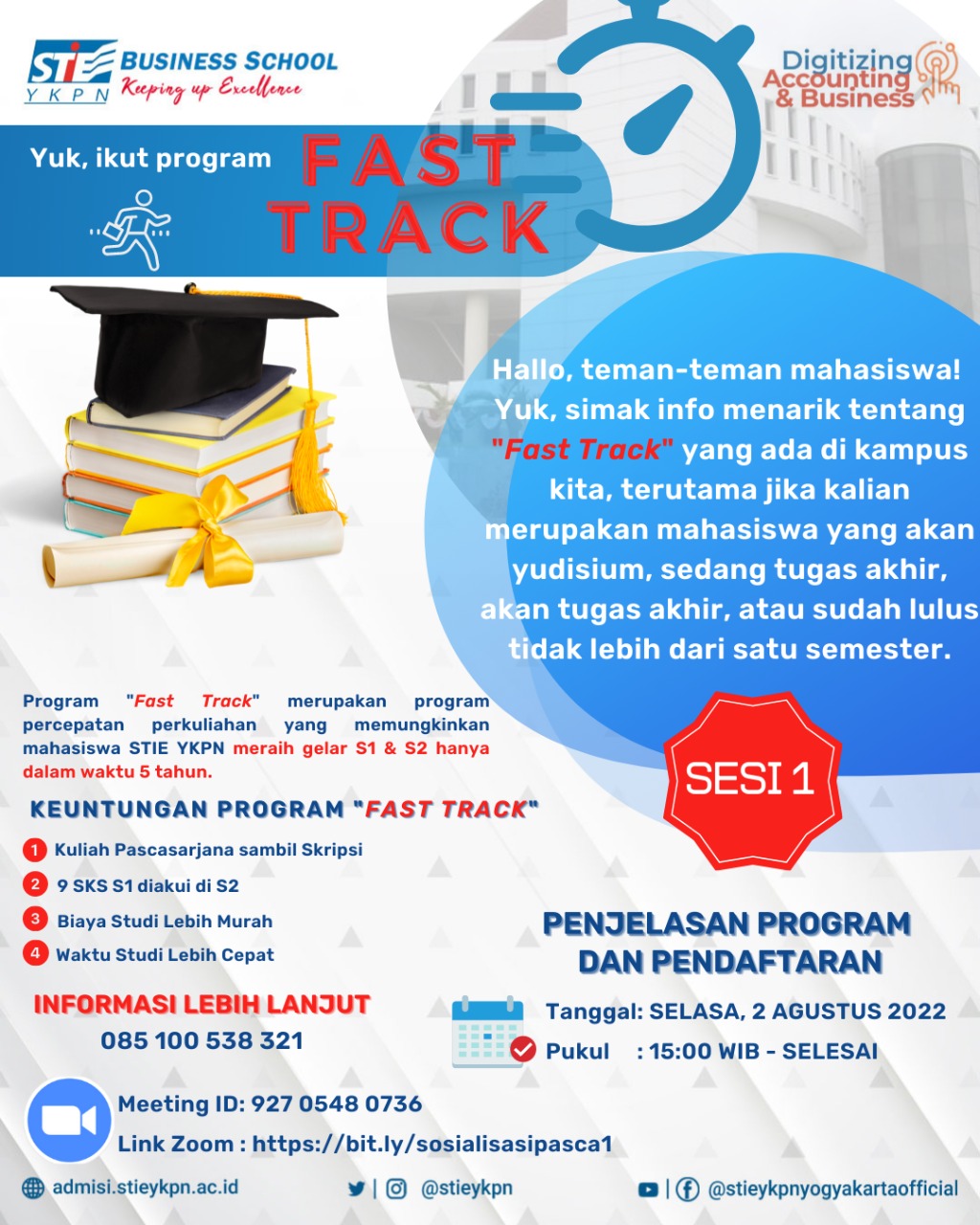 Penjelasan BEASISWA dan FAST TRACK PASC