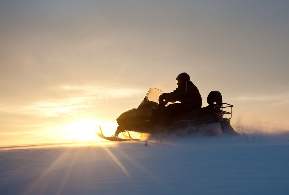 1. Snowmobiling