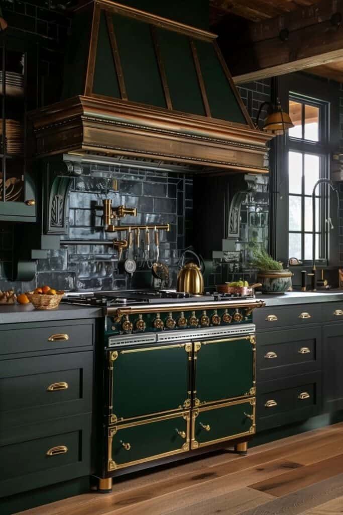 Green Rustic Kitchens Discover Elegant and Cozy Design Ideas