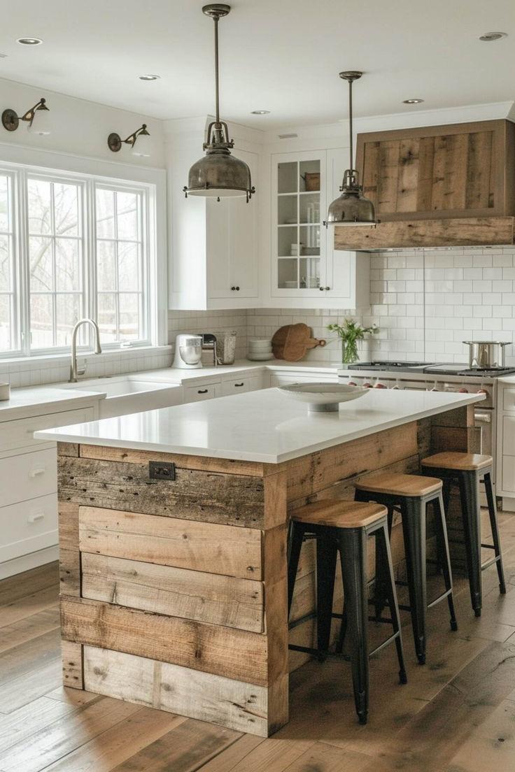 Top 28 Stunning Rustic Kitchen Islands Beautiful Designs & Ideas for