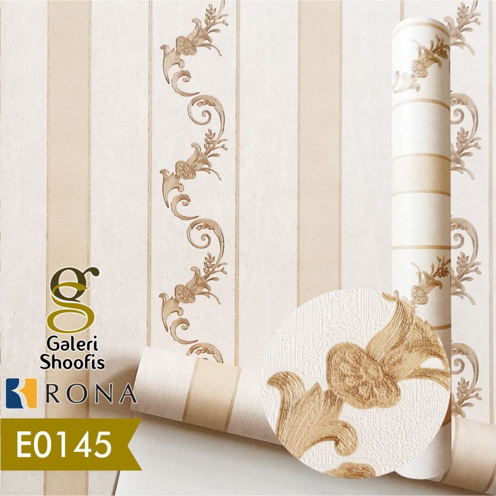 Wallpaper Vinyl Premium E0144 E0145 Galeri Shoofis Wallpaper