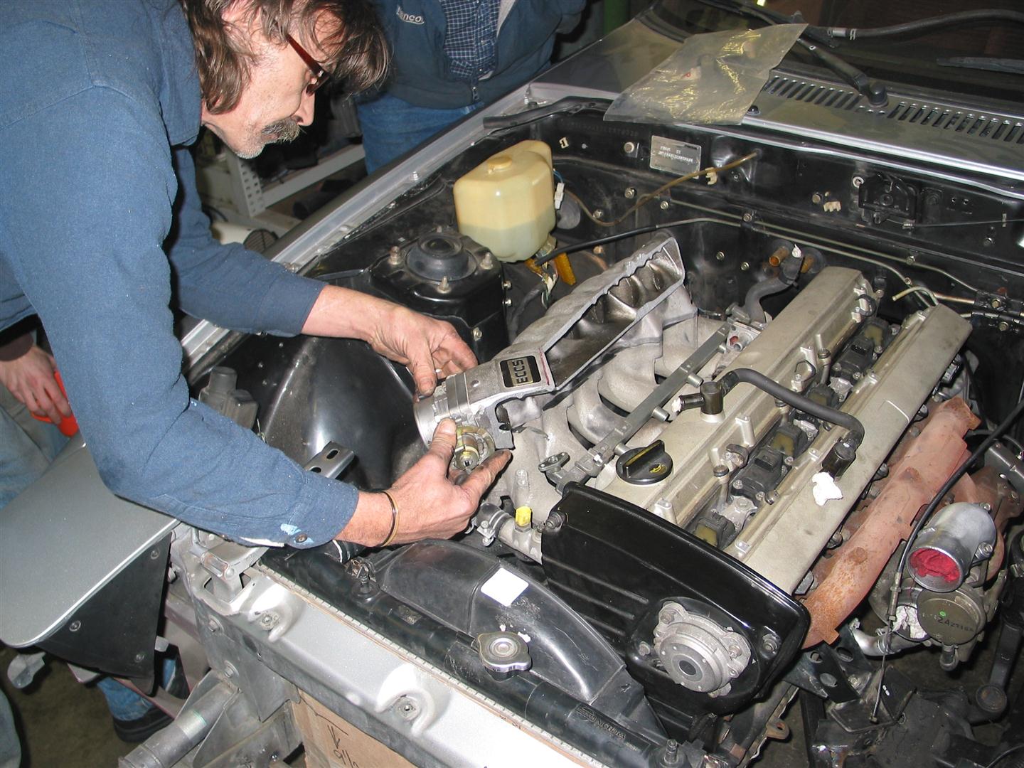 RX7 with Skyline Turbo Motor Chateau Stillwater Garage
