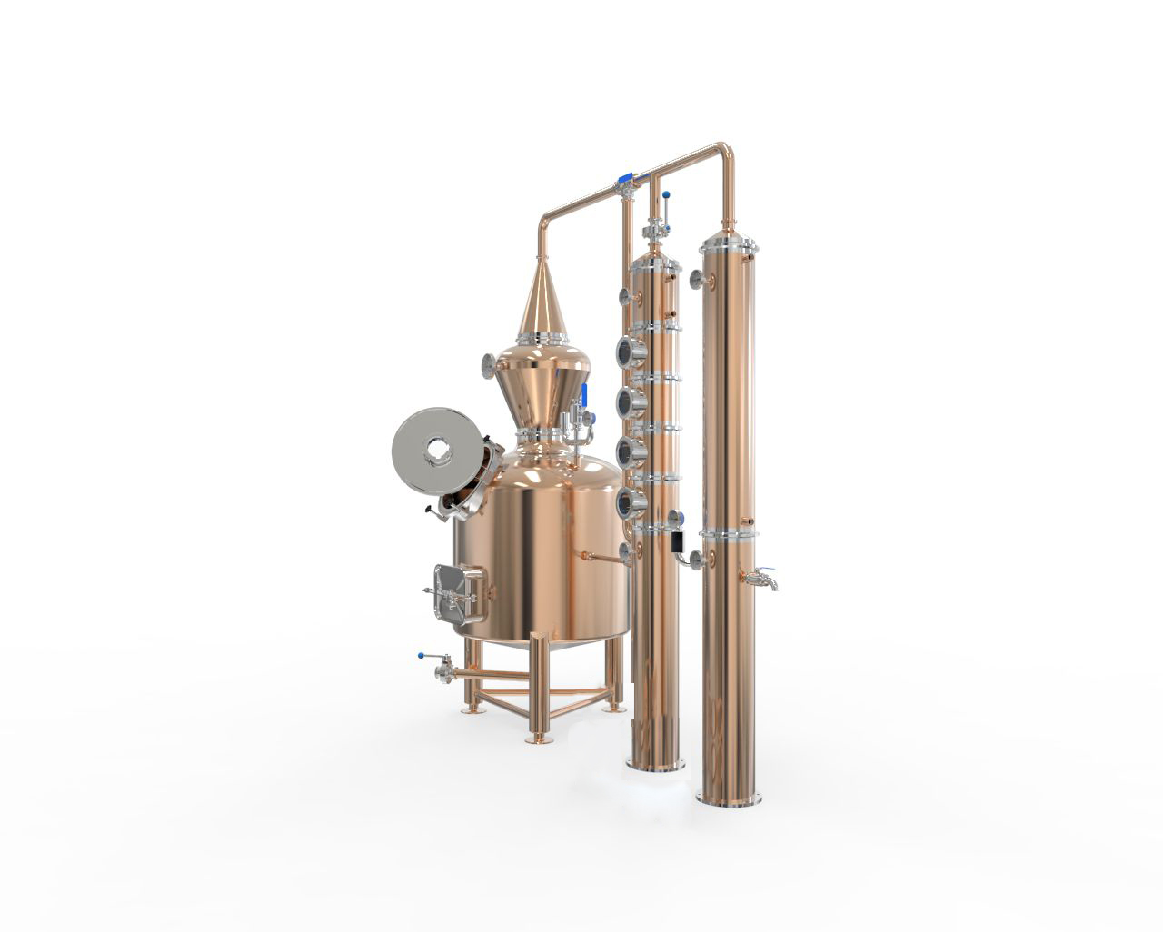 200L Copper Distilling Equipment Still Tec