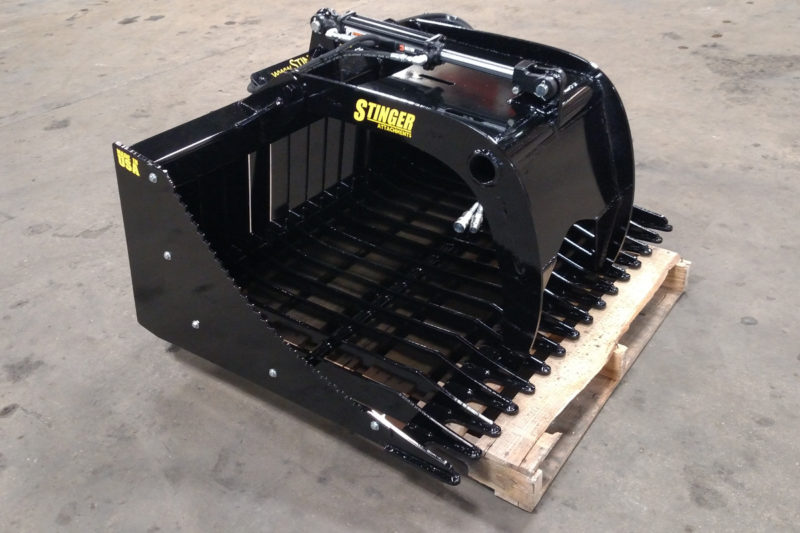 Skid Steer Grapples Grapple Buckets Stinger Attachments