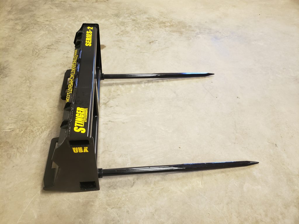 Skid Steer Hay Bale Spears for Sale Stinger Attachments