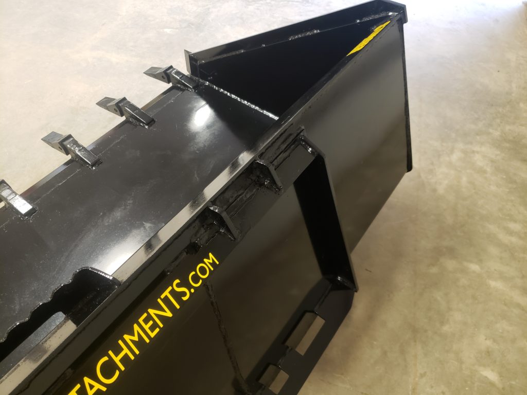 Skid Steer Tooth Bucket Attachment Stinger Attachments