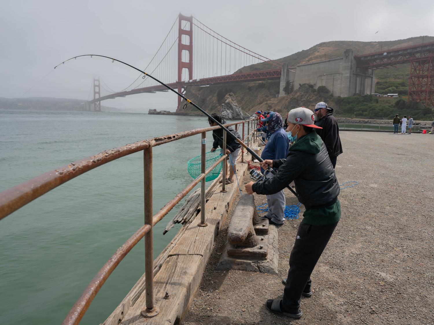 Fishing at the Golden Gate Bridge A photo story THE STINGER