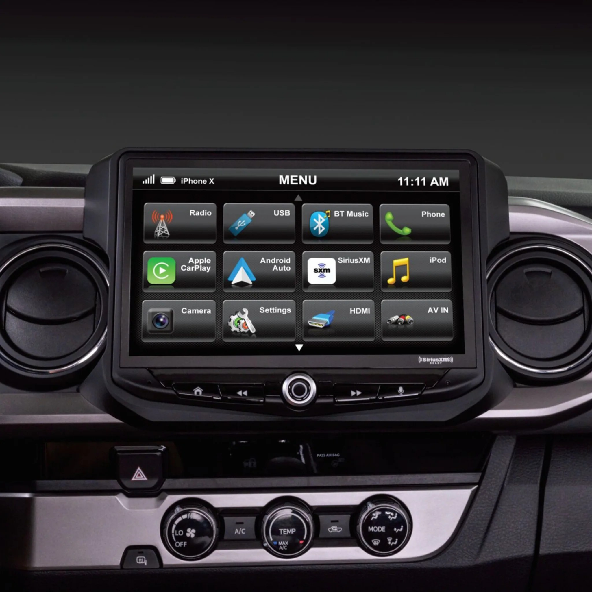 Toyota Tacoma (2016-23) HEIGH10 10 Inch Radio Kit, Plug & Play