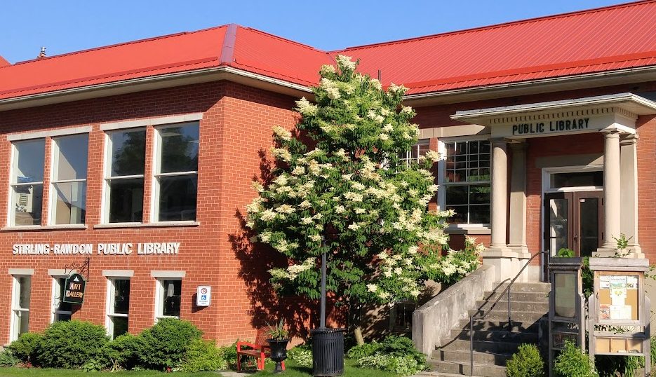 StirlingRawdon Public Library 43 West Front St. Stirling, ON K0K 3E0