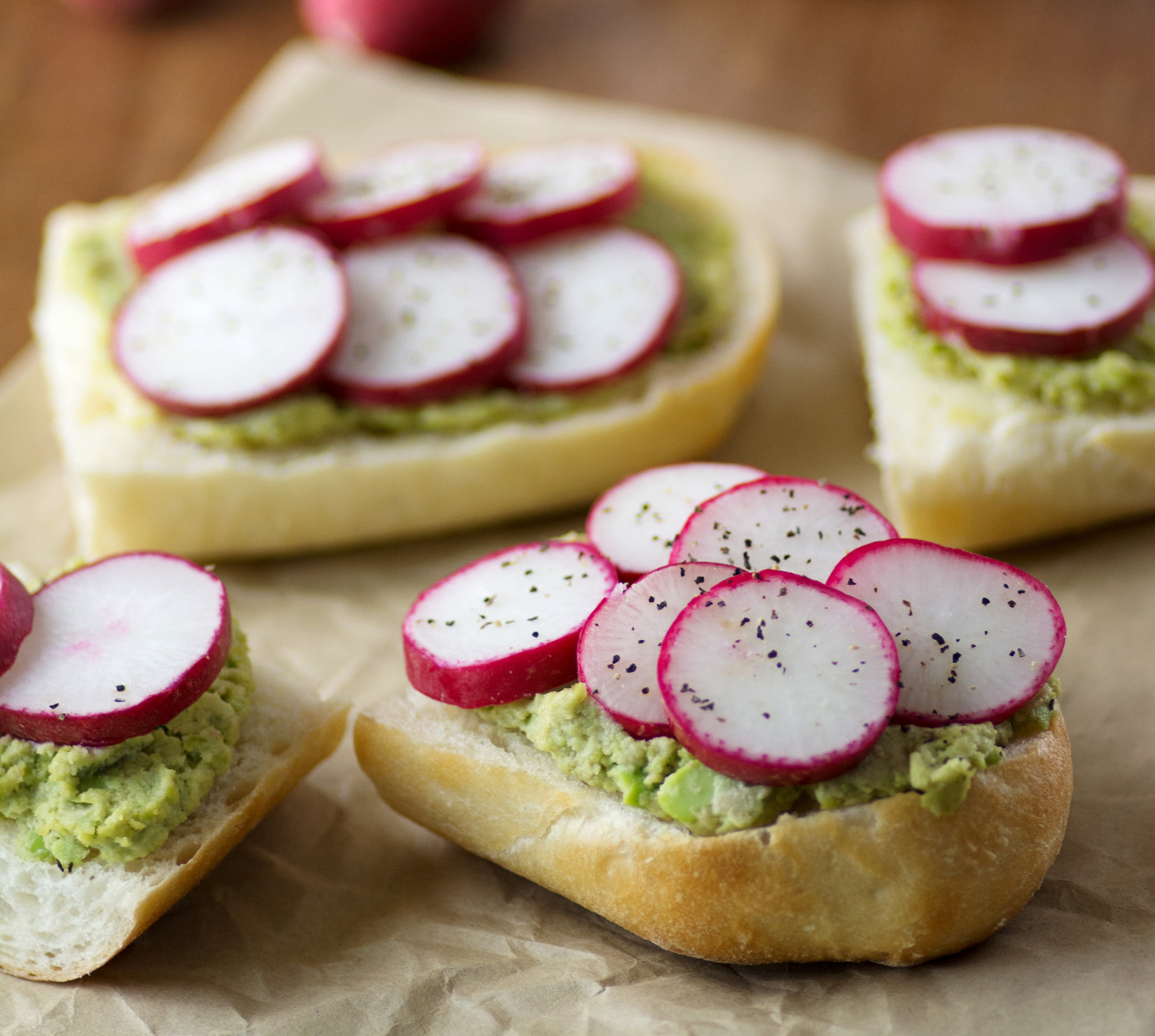 Edamame Hummus and Radishes Stirlist