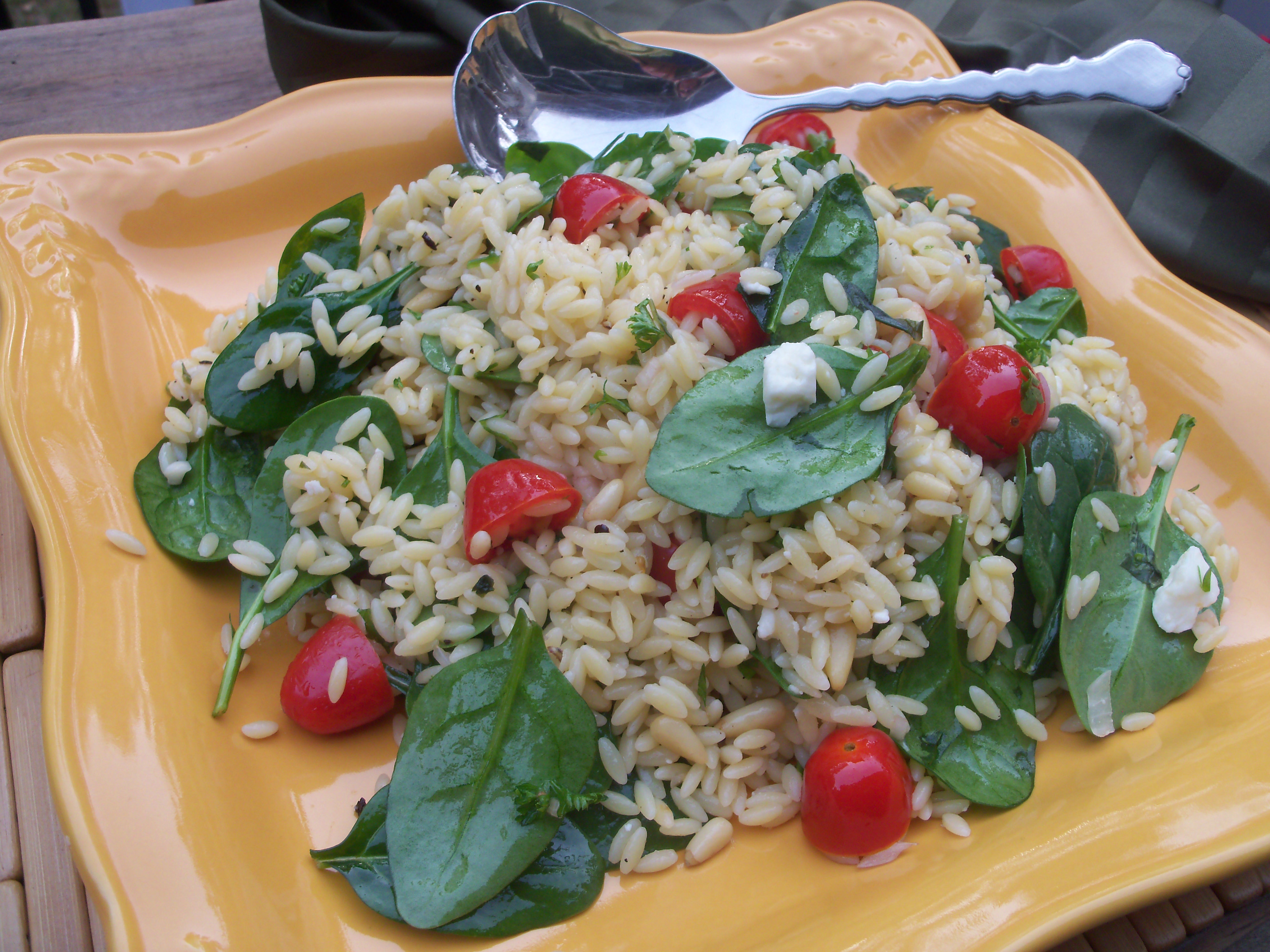 Tomato and Feta Orzo Salad