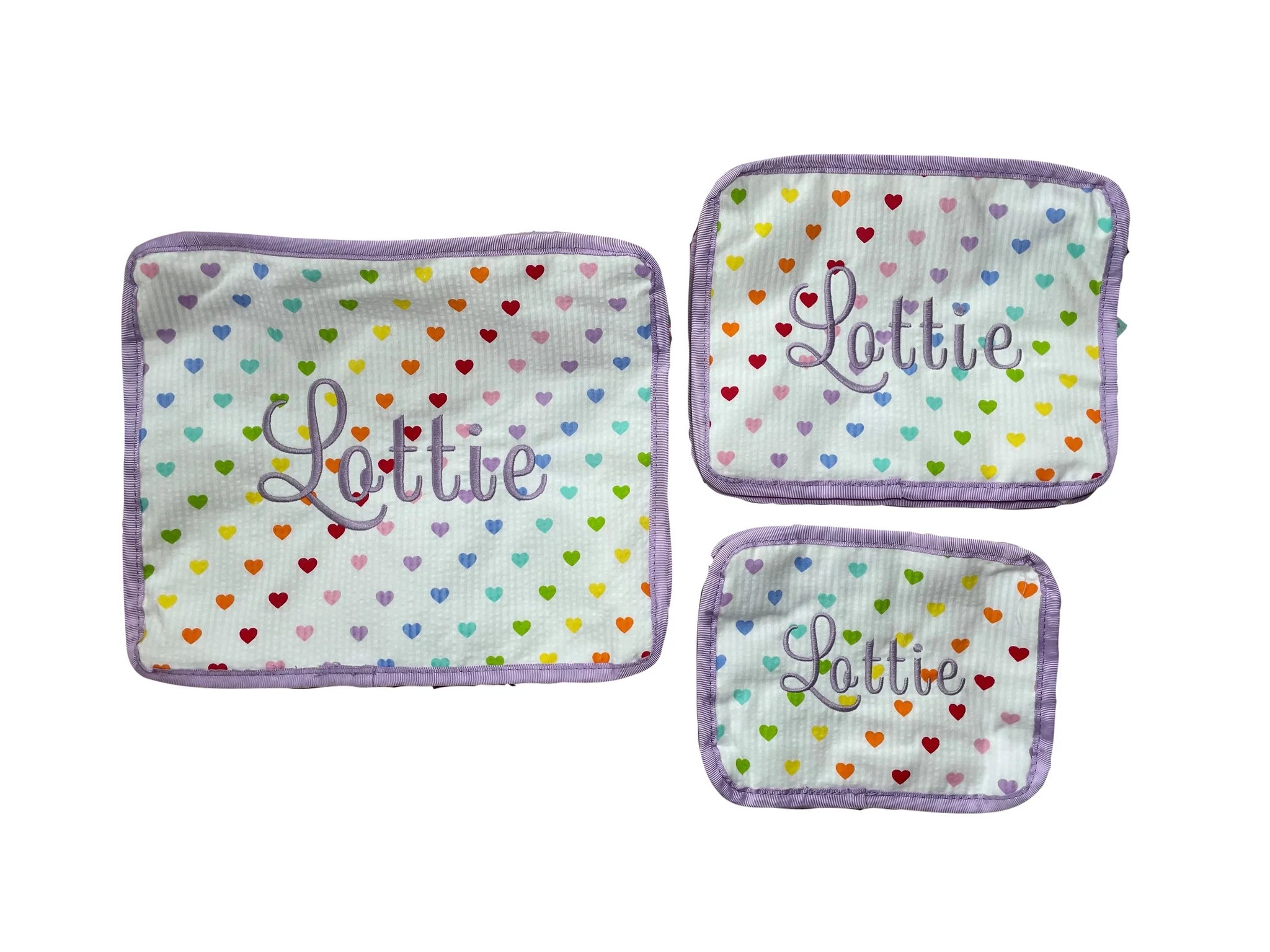 Monogrammed Packing Cubes StitchAble