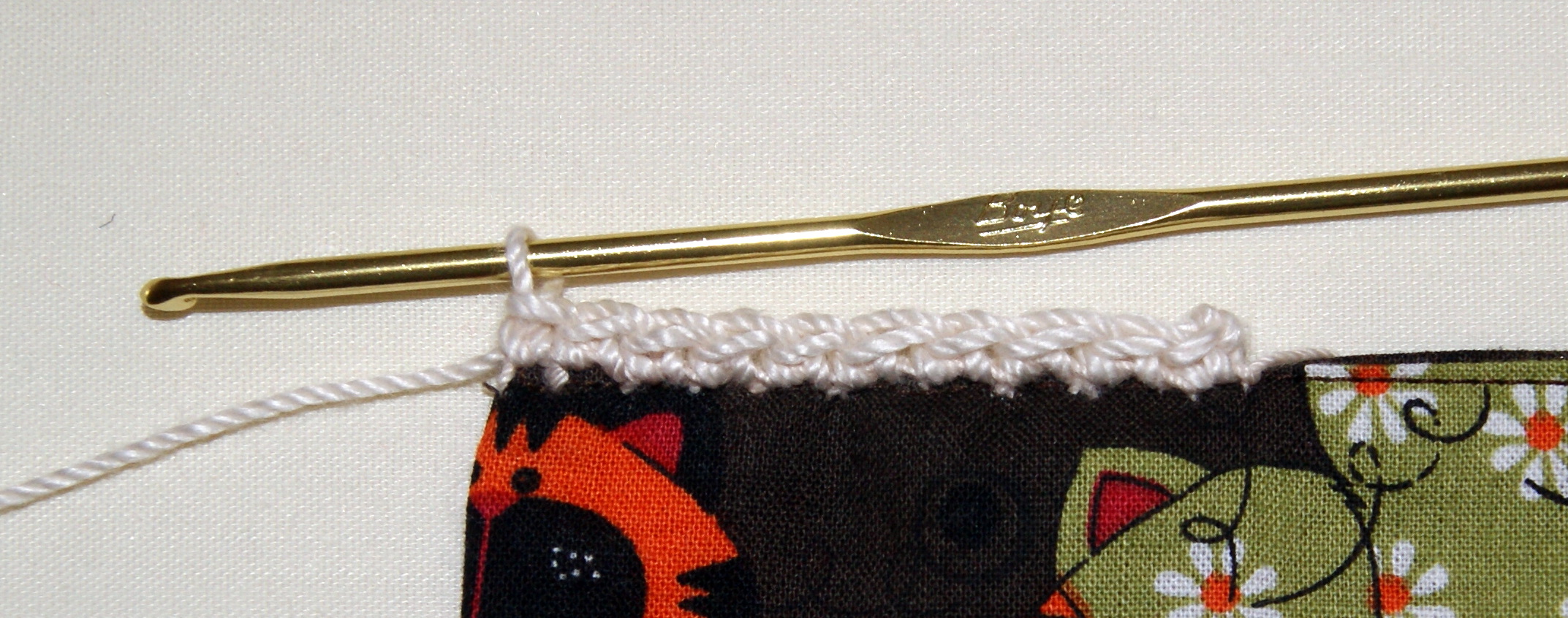 Adding a Crocheted Edging Stitch4eveR