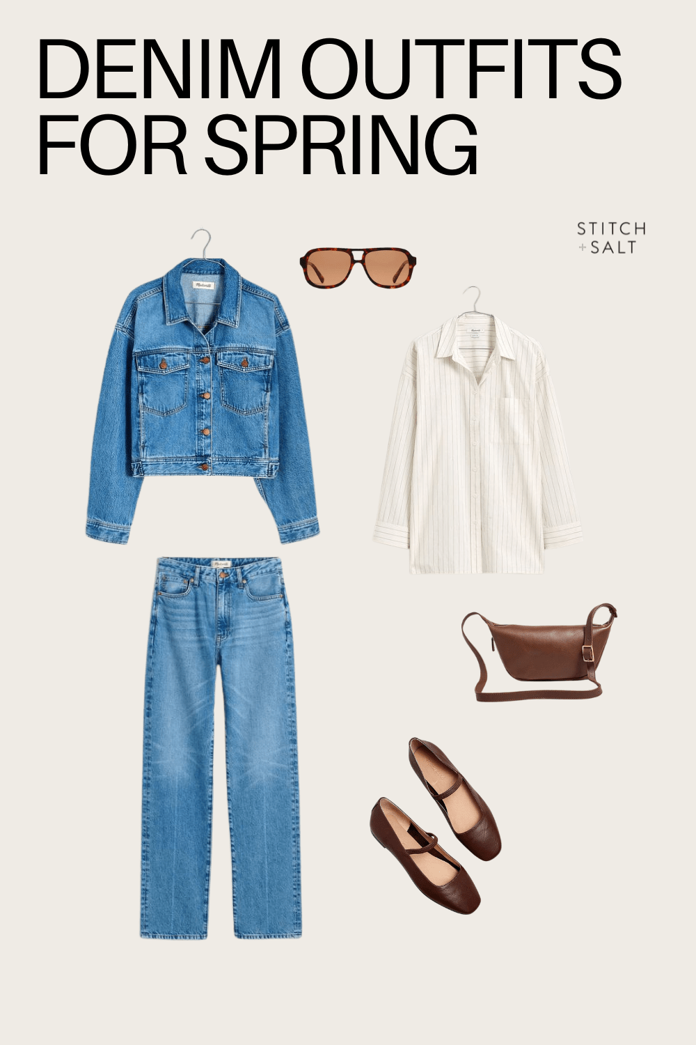 Denim Outfits For Spring - Stitch & Salt