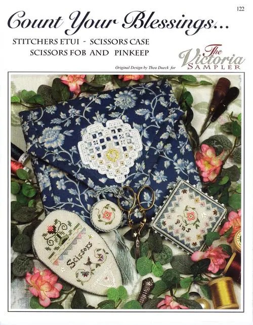 The Victoria Sampler Count Your Blessings & Accessory Pack Stitches
