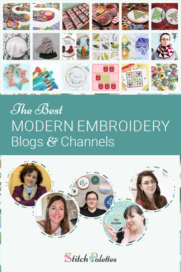 The Best Modern Embroidery Blogs, Channels and Resources In 2020