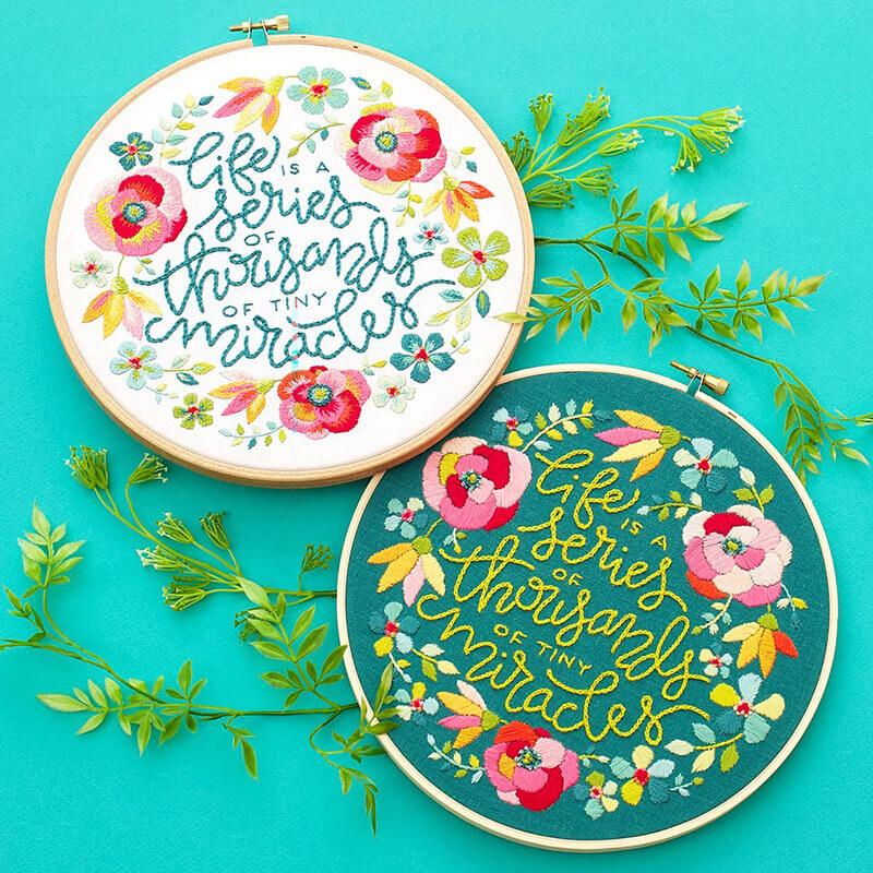 The Best Modern Hand Embroidery Kits, A Growing List