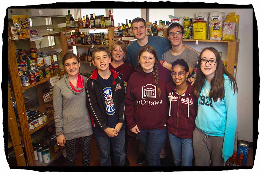 Dedicated youth make a big difference at Stittsville Food Bank