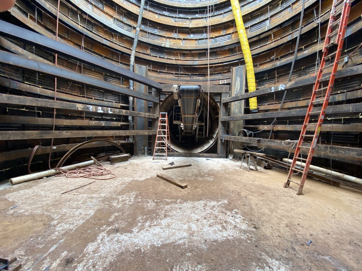 Intercontinental Park Water Line Launch Shaft And Thrust Block Design Stiver Engineering