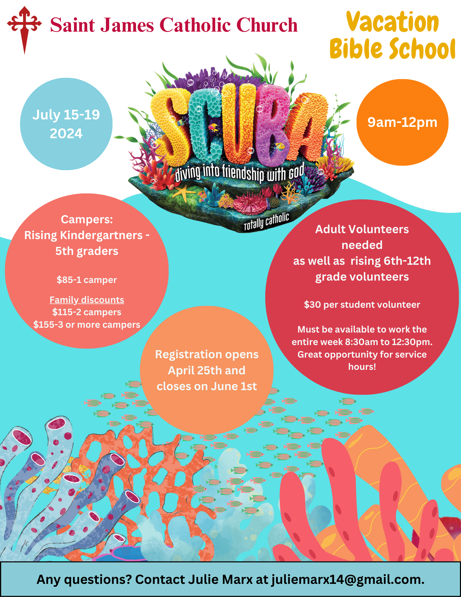 Vacation Bible School 2024 St. James Catholic Church