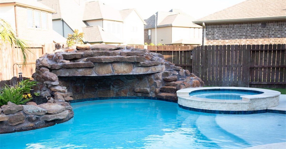 League City TX Pool Water Features With Character St. John Pools